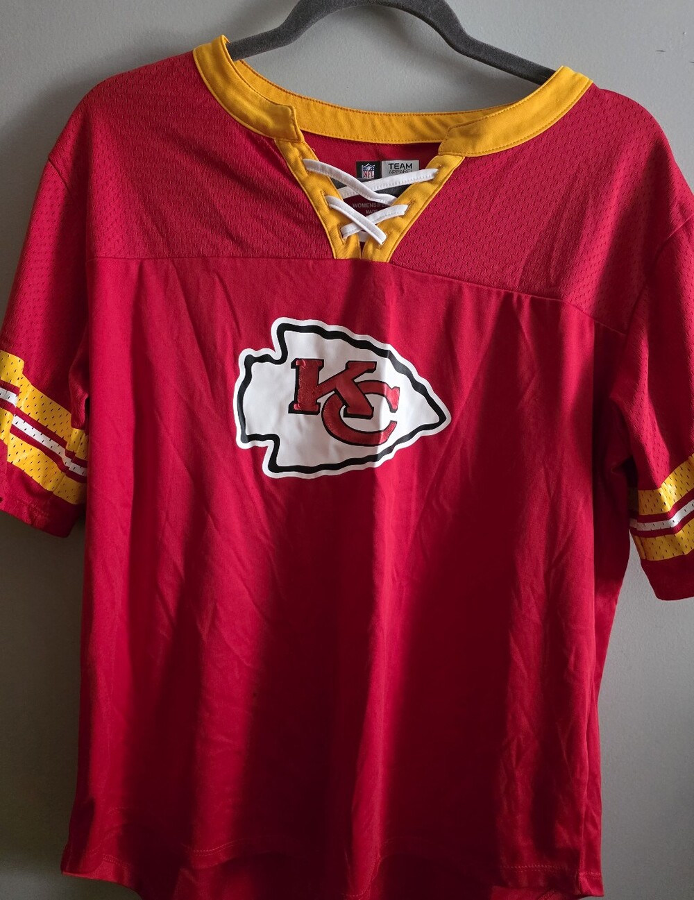 Kansas City Chiefs NFL Red Lace Up Jersey